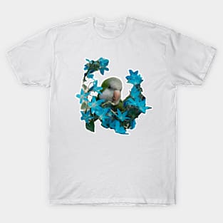 Flowered Parrot T-Shirt